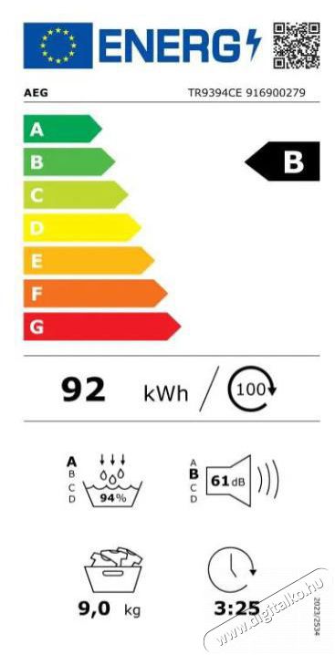 AEG TR9394CE Sz&aacute;r&iacute;t&oacute;g&eacute;p H&aacute;ztart&aacute;s / Otthon / K&uuml;lt&eacute;r - Mos&oacute;g&eacute;p / sz&aacute;r&iacute;t&oacute;g&eacute;p - Sz&aacute;r&iacute;t&oacute;g&eacute;p - 529208