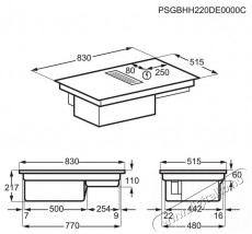 AEG Mastery ComboHob CCE84779CB Indukci&oacute;s Főzőlap Konyhai term&eacute;kek - S&uuml;tő-főzőlap, tűzhely (be&eacute;p&iacute;thető) - Indukci&oacute;s főzőlap (be&eacute;p&iacute;thető) - 515099