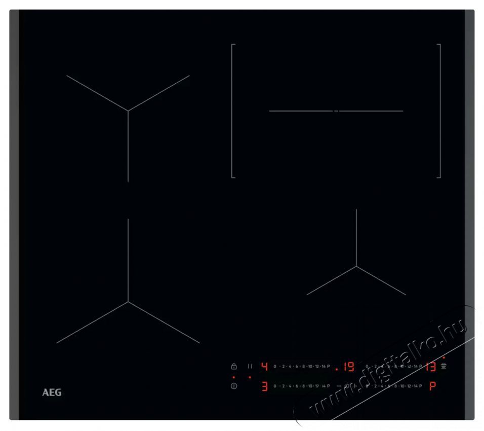 AEG TO64IC00FB Konyhai term&eacute;kek - S&uuml;tő-főzőlap, tűzhely (be&eacute;p&iacute;thető) - Indukci&oacute;s főzőlap (be&eacute;p&iacute;thető) - 515080