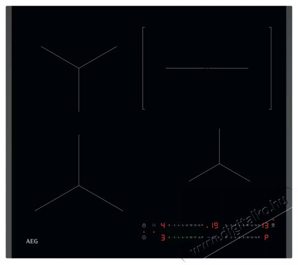 AEG TO64IC00FB Konyhai term&eacute;kek - S&uuml;tő-főzőlap, tűzhely (be&eacute;p&iacute;thető) - Indukci&oacute;s főzőlap (be&eacute;p&iacute;thető) - 515080