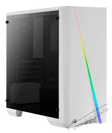 AEROCOOL Cylon Mini RGB fehér (táp nélküli) ablakos mATX ház Iroda és számítástechnika - Egyéb számítástechnikai termék - 458540