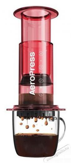 Aeropress Clear Red Konyhai termékek - Kávéfőző / kávéörlő / kiegészítő - Presszó kávéfőző - 524037