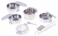 Aga ételhordó, 4 szintes, fehér Konyhai termékek - Edény - Ételtároló - 526781