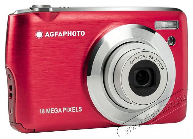 AgfaPhoto Agfa DC8200 kompakt digitális piros fényképezőgép Fényképezőgép / kamera - Kompakt fényképezőgép - Normál tudású kompakt - 466697