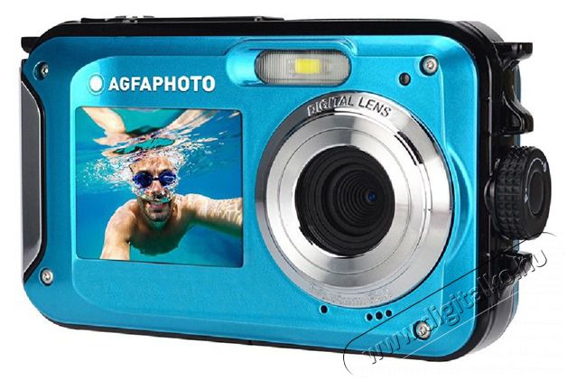 AgfaPhoto Agfa WP8000 kompakt digitális fényképezőgép - Kék Fényképezőgép / kamera - Kompakt fényképezőgép - Normál tudású kompakt - 466699