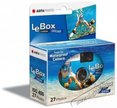 AgfaPhoto Egyszer használatos fényképezőgép LeBox Ocean 400/27 Fényképezőgép / kamera - Kompakt fényképezőgép - Analóg fényképezőgép - 520087