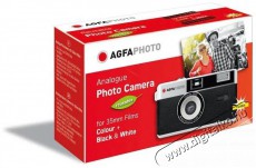 AgfaPhoto Többször használható fényképezőgép, 35 mm, fekete Fényképezőgép / kamera - Kompakt fényképezőgép - Analóg fényképezőgép - 520080