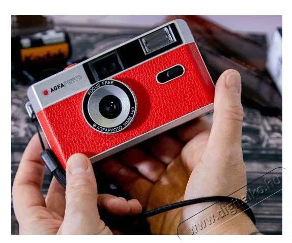 AgfaPhoto T&ouml;bbsz&ouml;r haszn&aacute;lhat&oacute; f&eacute;nyk&eacute;pezőg&eacute;p, 35 mm, piros F&eacute;nyk&eacute;pezőg&eacute;p / kamera - Kompakt f&eacute;nyk&eacute;pezőg&eacute;p - Anal&oacute;g f&eacute;nyk&eacute;pezőg&eacute;p - 520109