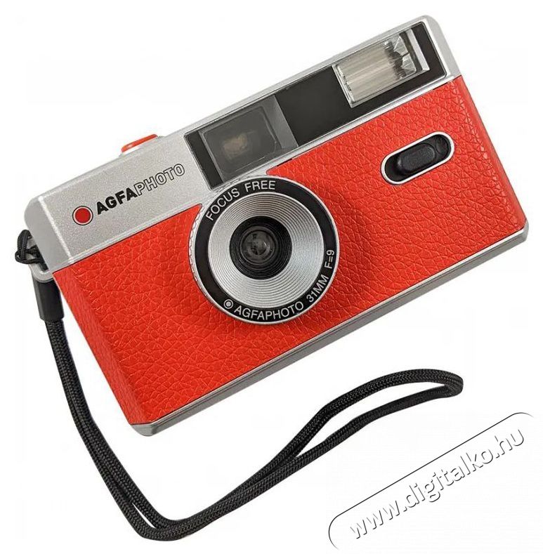 AgfaPhoto T&ouml;bbsz&ouml;r haszn&aacute;lhat&oacute; f&eacute;nyk&eacute;pezőg&eacute;p, 35 mm, piros F&eacute;nyk&eacute;pezőg&eacute;p / kamera - Kompakt f&eacute;nyk&eacute;pezőg&eacute;p - Anal&oacute;g f&eacute;nyk&eacute;pezőg&eacute;p - 520109