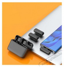 AIQIU M15DC Fotó-Videó kiegészítők - Mikrofon - Csíptetős, fej és kitűző mikrofon - 524051