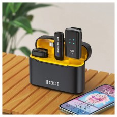 AIQIU M33 Fotó-Videó kiegészítők - Mikrofon - Csíptetős, fej és kitűző mikrofon - 524053