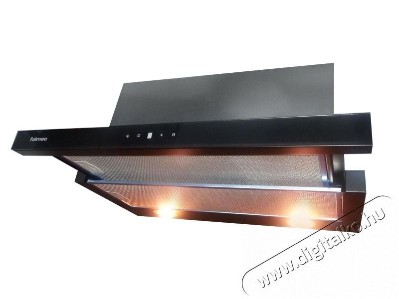 Airmec SLIM VETRO PLUS 60 teleszkópos páraelszívó - fekete Konyhai termékek - Páraelszívó - Beépíthető / kihúzható - 355479