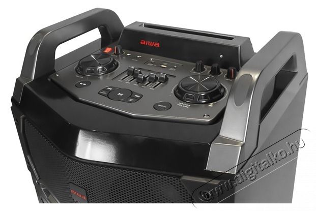 Aiwa KBTUS-700 vezet&eacute;kes mikrofonnal Bluetooth hordozhat&oacute; fekete party hangsz&oacute;r&oacute; (&Uacute;jracsomagolt) Audio-Video / Hifi / Multim&eacute;dia - Hordozhat&oacute;, vezet&eacute;k n&eacute;lk&uuml;li / bluetooth hangsug&aacute;rz&oacute; - Hordozhat&oacute;, vezet&eacute;k n&eacute;lk&uuml;li / bluetooth hangsug&aacute;rz&oacute; - 513982