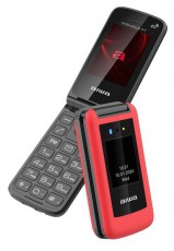 Aiwa FP-30-4G/RD 2,4" DualSIM piros mobiltelefon Mobil / Kommunikáció / Smart - Klasszikus / Mobiltelefon időseknek - 516204