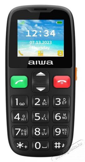 Aiwa FPH-S100-2G 1,8" fekete mobiltelefon Mobil / Kommunikáció / Smart - Klasszikus / Mobiltelefon időseknek - 516207