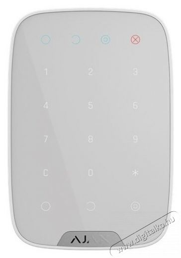 AJAX Keypad vezetéknélküli érintés vezérelt fehér kezelő Háztartás / Otthon / Kültér - Biztonságtechnika - Riasztó kezelő / irányító - 393820