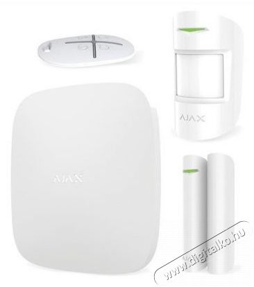 AJAX StarterKit Cam WH vezetéknélküli, fehér riasztó szett Háztartás / Otthon / Kültér - Biztonságtechnika - Riasztó szett - 393792