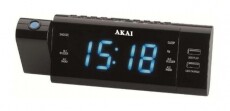 Akai ACR-3888 ébresztőórás rádió Audio-Video / Hifi / Multimédia - Rádió / órás rádió - Ébresztőórás rádió - 342901