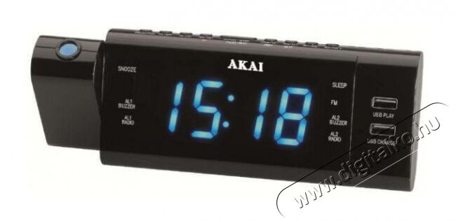 Akai ACR-3888 ébresztőórás rádió Audio-Video / Hifi / Multimédia - Rádió / órás rádió - Ébresztőórás rádió - 342901