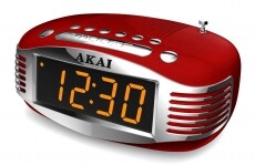 Akai CE-1500 RED rádiós ébresztőóra Audio-Video / Hifi / Multimédia - Rádió / órás rádió - Ébresztőórás rádió - 342859