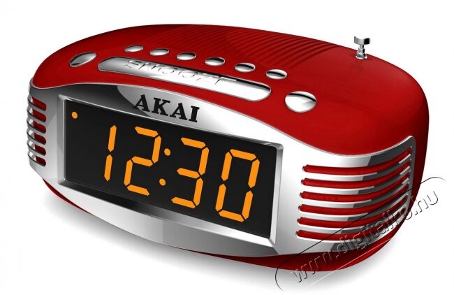Akai CE-1500 RED rádiós ébresztőóra Audio-Video / Hifi / Multimédia - Rádió / órás rádió - Ébresztőórás rádió - 342859