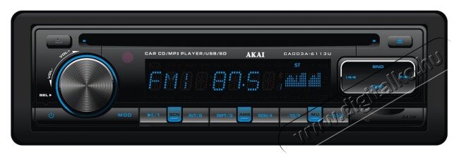Akai CA003-6113U autórádió fejegység Autóhifi / Autó felszerelés - Autórádió fejegység - Autórádió fejegység - 342870