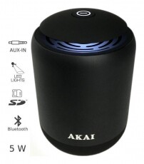 Akai ABTS-S4 Bluetooth hangszóró - fekete Audio-Video / Hifi / Multimédia - Hordozható, vezeték nélküli / bluetooth hangsugárzó - Hordozható, vezeték nélküli / bluetooth hangsugárzó - 349559