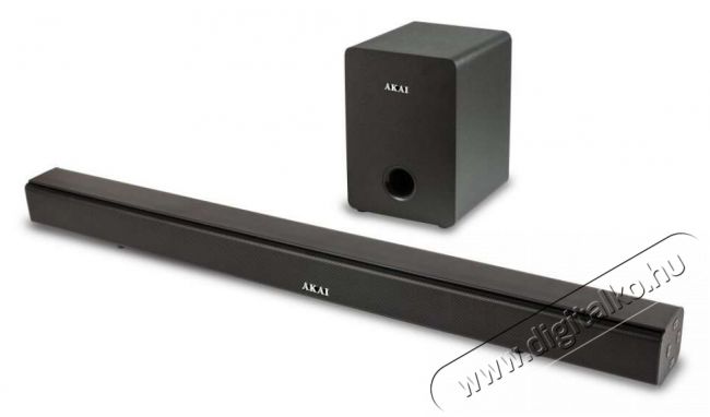Akai ASB-6WSW 2.1 csatornás hangprojektor Audio-Video / Hifi / Multimédia - Hangprojektor / soundbar - Mélyládával - 370601
