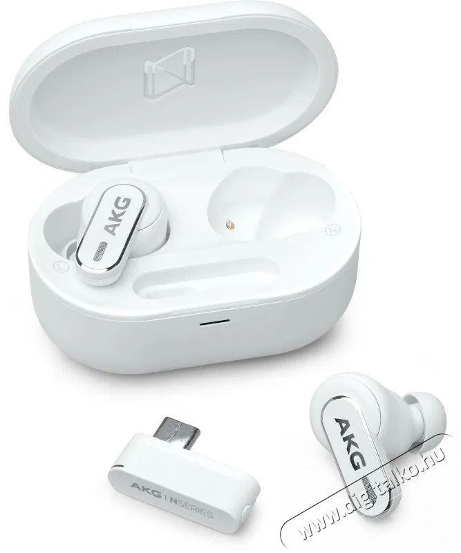 AKG N5 Hybrid TWS White Audio-Video / Hifi / Multim&eacute;dia - F&uuml;l &eacute;s Fejhallgat&oacute;k - F&uuml;lhallgat&oacute; mikrofonnal / headset - 524083