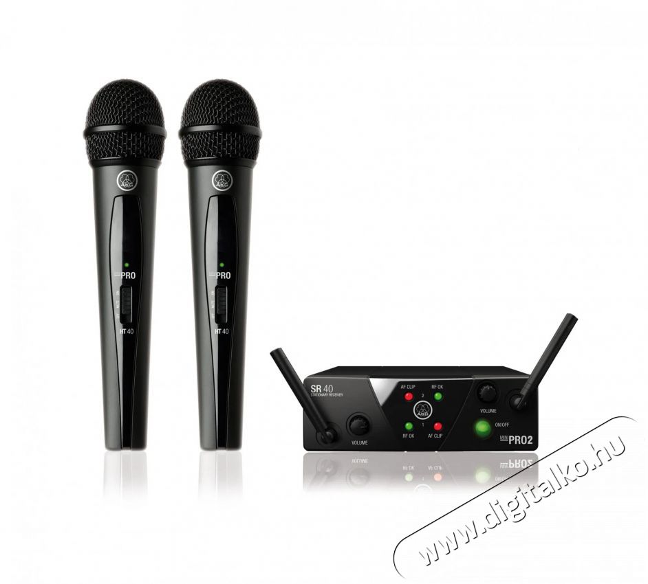 AKG WMS40 MINI2 VOCAL SET DUAL US25AC Fot&oacute;-Vide&oacute; kieg&eacute;sz&iacute;tők - Mikrofon - &Eacute;nek &eacute;s hangszer mikrofon - 524086