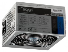 Akyga 600W AK-B1-600 Basic tápegység Iroda és számítástechnika - Számítógép tartozék - Táp kábel - 387455