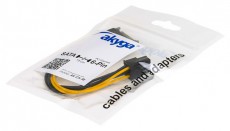 Akyga AK-CA-30 15cm 6-tűs PCI Express - SATA kábel Iroda és számítástechnika - Számítógép tartozék - SATA kábel - 387430