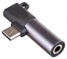 Akyga AK-AD-62 USB-C input/output - Jack 3,5mm Adapter Tv kiegészítők - Kábel / csatlakozó - Csatlakozó / elosztó / átalakító - 394873
