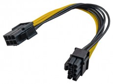 Akyga AK-CA-07 20cm 6-tűs PCI Express - 6+2-tűs PCI Express kábel Iroda és számítástechnika - Egyéb számítástechnikai termék - 394916
