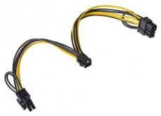 Akyga AK-CA-55 15cm 1x 6-tűs PCI Express - 2x 6+2-tűs PCI Express kábel Iroda és számítástechnika - Egyéb számítástechnikai termék - 394917
