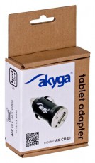 Akyga AK-CH-01 5V/1A/5W Autós töltő Autóhifi / Autó felszerelés - Autós töltő / szivargyújtó adapter - 394107