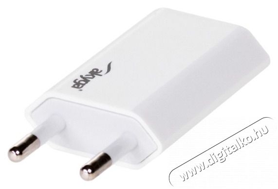 Akyga AK-CH-03WH 5V/1A/5W Hálózati USB töltő Akkuk és töltők - Li-ion akkumulátor és töltő (gyári) - Töltő / hálózati adapter - 394040