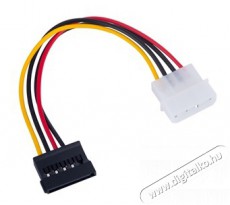 Akyga AK-CA-17 15cm MOLEX apa - SATA anya kábel Tv kiegészítők - Kábel / csatlakozó - Csatlakozó / elosztó / átalakító - 394914