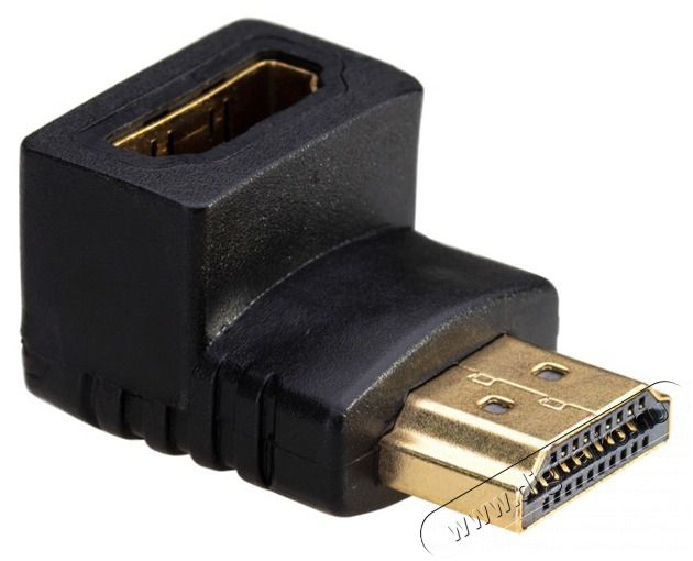 Akyga AK-AD-01 HDMI apa - anya 90fokos adapter Tv kiegészítők - Kábel / csatlakozó - Csatlakozó / elosztó / átalakító - 398632