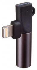 Akyga AK-AD-63 Lightning input/output - Jack 3,5mm adapter Tv kiegészítők - Kábel / csatlakozó - Csatlakozó / elosztó / átalakító - 398623