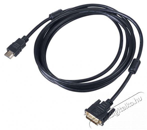 Akyga AK-AV-13 3m HDMI 1.4 apa - DVI-D apa kábel Tv kiegészítők - Kábel / csatlakozó - DVI-Hdmi kábel - 398625