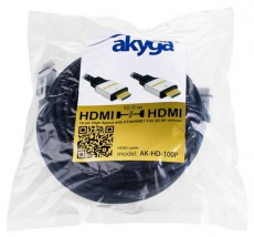 Akyga AK-HD-100P PRO 10m HDMI 2.0 kábel Tv kiegészítők - Kábel / csatlakozó - Hdmi kábel - 398630
