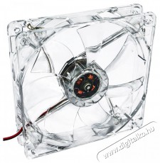 Akyga AW-12A-WH 120mm Molex 4 LED fehér ház hűtőventilátor Iroda és számítástechnika - Egyéb számítástechnikai termék - 387195