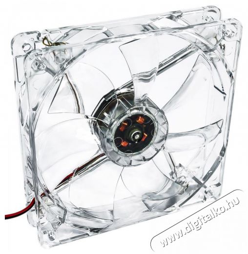 Akyga AW-12A-WH 120mm Molex 4 LED fehér ház hűtőventilátor Iroda és számítástechnika - Egyéb számítástechnikai termék - 387195
