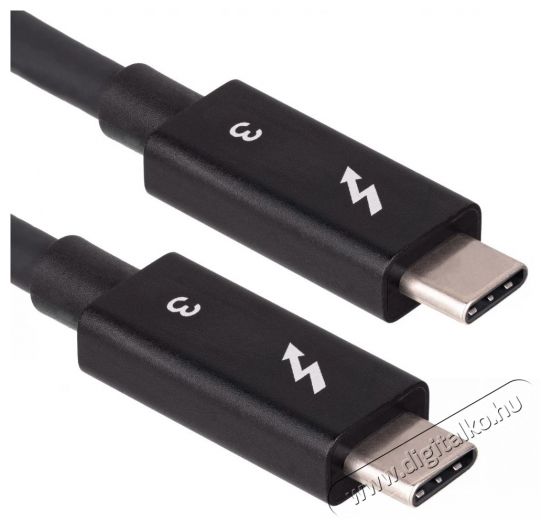 Akyga AK-USB-33 0,5m USB-C Thunderbolt 3 passzív kábel Iroda és számítástechnika - Egyéb számítástechnikai termék - 386843