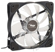 Akyga AW-12D-LED Rainbow LED 120mm ház hűtőventilátor Iroda és számítástechnika - Egyéb számítástechnikai termék - 387921