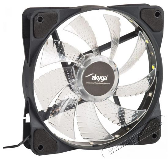 Akyga AW-12D-LED Rainbow LED 120mm ház hűtőventilátor Iroda és számítástechnika - Egyéb számítástechnikai termék - 387921