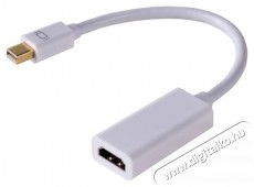 Akyga AK-AD-38 15cm mini DisplayPort apa - HDMI anya adapter Iroda és számítástechnika - Számítógép tartozék - USB kábel - 387763
