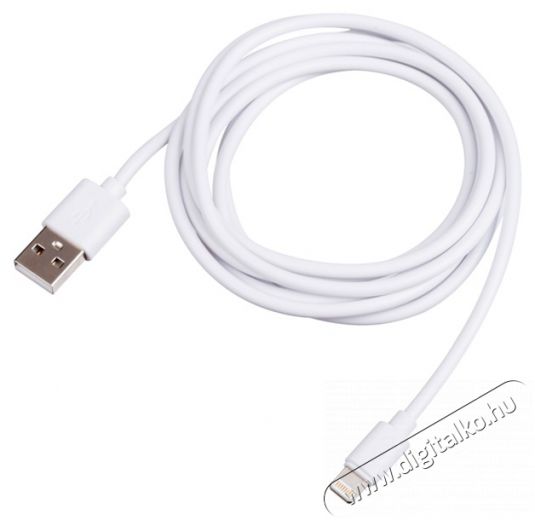 Akyga AK-USB-31 1,8m USB-A - Lightning fehér kábel Iroda és számítástechnika - Számítógép tartozék - USB kábel - 387773