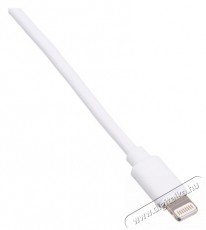 Akyga AK-USB-31 1,8m USB-A - Lightning fehér kábel Iroda és számítástechnika - Számítógép tartozék - USB kábel - 387773
